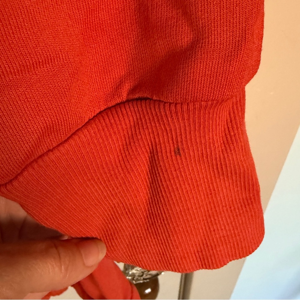 Prairie Underground Red-orange Zip-Up 3/4 sleeve - Picture 7 of 10